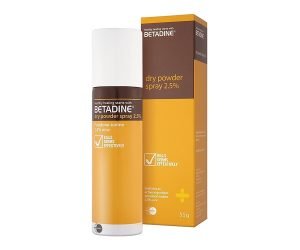 Betadine Povidone Iodine Dry Powder Spray 55g