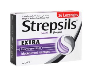 STREPSILS EXTRA BLACK CURRENT LOZ 36'S