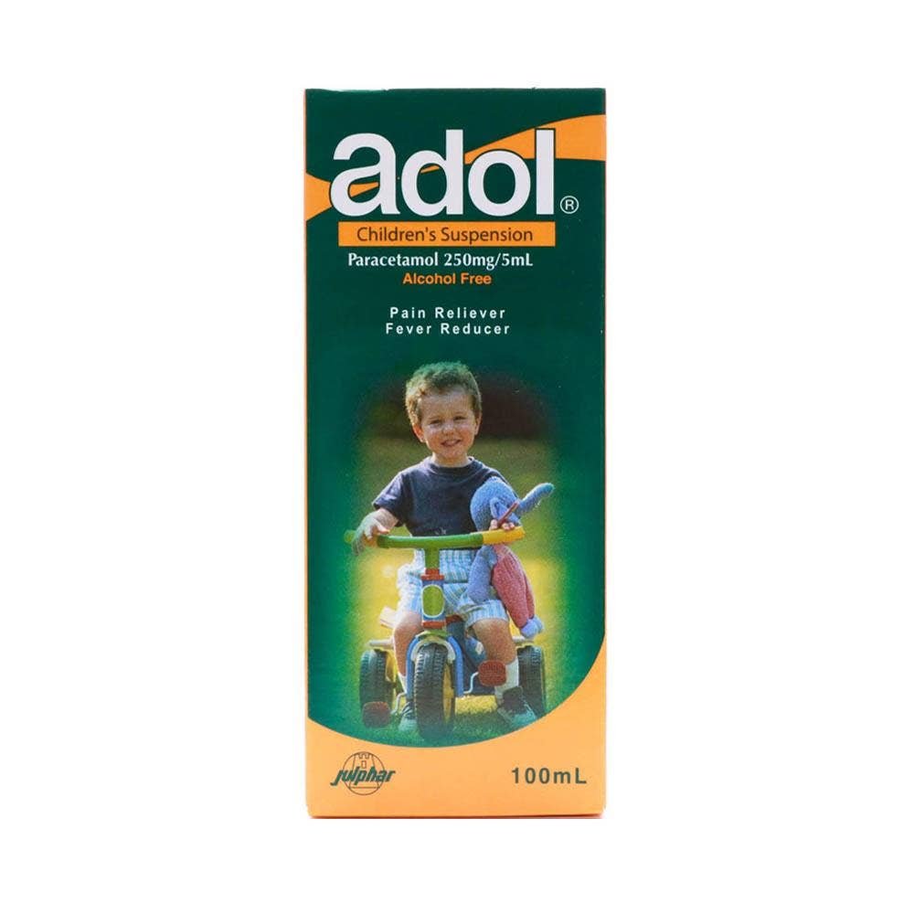 ADOL 250MG/5ML SUSPENSION 100ML
