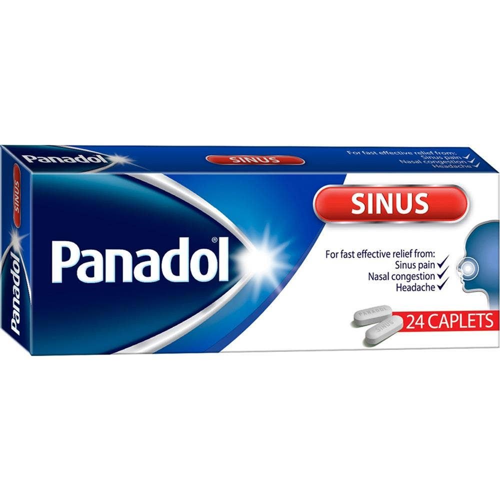 PANADOL SINUS  TABLETS (24'S,  BLISTER PACK) ORAL