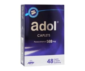 ADOL 500MG CAPLETS (48'S,  BLISTER PACK)