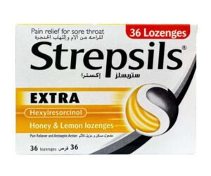 STREPSILS EXTRA HONEY & LEMON LOZ 36'S