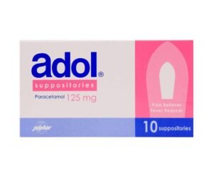 ADOL  125 MG RECTAL SUPPOSITORIES (10'S,  BLISTER PACK)