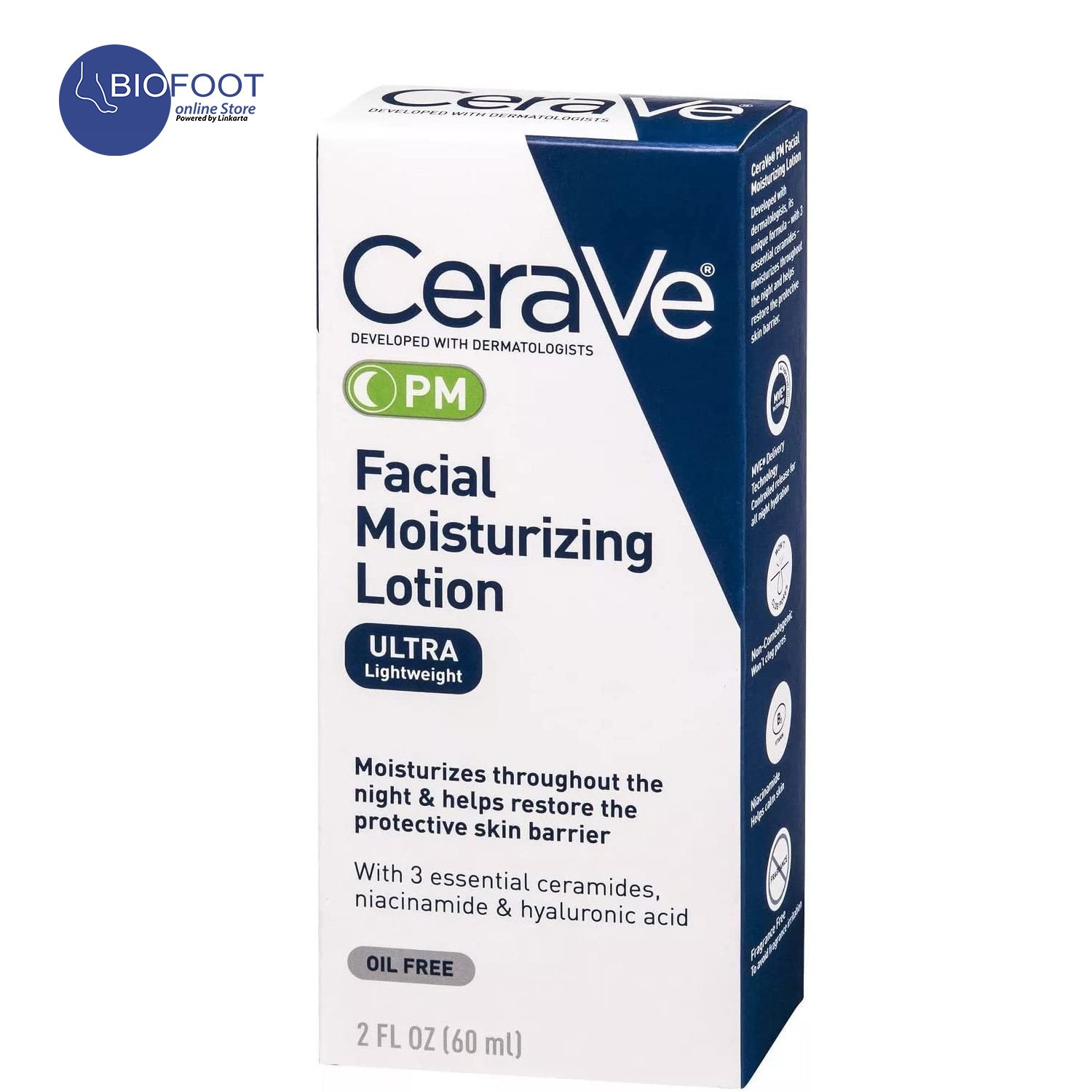 CERAVE FACIAL MOISTURISING LOTION PM 60ML