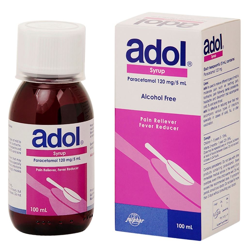 ADOL 120MG/5ML  100 ML SYRUP