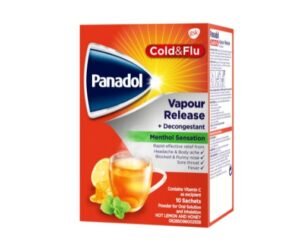 PANADOL COLD & FLU HOT LEMON & HONEY POWDER FOR SOLUTION  (6G X 10, SACHET) ORAL