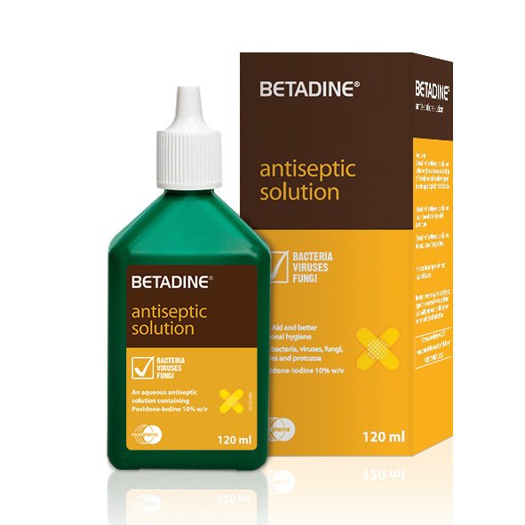 BETADINE ANTISEPTIC SOLUTION ANTISEPTIC SOLUTION 120ML, BOTTLE