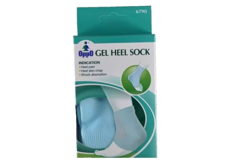OPPO GEL HEEL SOCKS FOOTCARE ONE SIZE (6790)